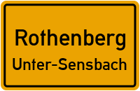 Straßen in Rothenberg Unter-Sensbach
