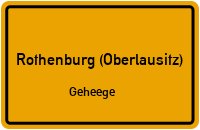 Am Peisker Graben in Rothenburg (Oberlausitz)Geheege