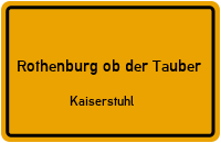 Grafenruh in Rothenburg ob der TauberKaiserstuhl