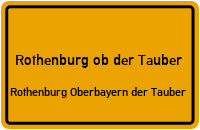Krebsgäßchen in Rothenburg ob der TauberRothenburg Oberbayern der Tauber