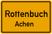 Straßenverzeichnis Rottenbuch Achen