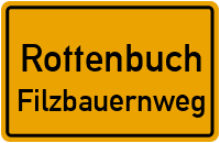 Straßenverzeichnis Rottenbuch Filzbauernweg