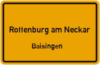 Ergenzinger Straße in 72108 Rottenburg am Neckar (Baisingen)