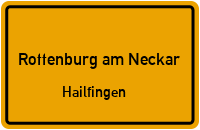Talblickstraße in 72108 Rottenburg am Neckar (Hailfingen)
