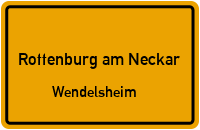 Vordere Gasse in Rottenburg am NeckarWendelsheim