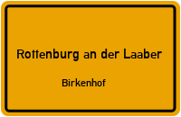 Birkenhof in Rottenburg an der LaaberBirkenhof