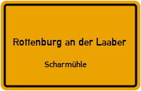 Scharmühle in 84056 Rottenburg an der Laaber (Scharmühle)