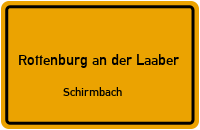 Schirmbach in 84056 Rottenburg an der Laaber (Schirmbach)