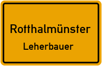 Leherbauer in RotthalmünsterLeherbauer