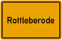 City Sign Rottleberode