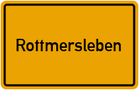Ortsschild von Gemeinde Rottmersleben in Sachsen-Anhalt