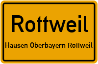 Rotensteinerwaldweg in RottweilHausen Oberbayern Rottweil