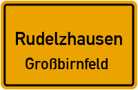 Straßenverzeichnis Rudelzhausen Großbirnfeld