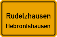 Schneiderweg in RudelzhausenHebrontshausen