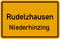 Straßenverzeichnis Rudelzhausen Niederhinzing