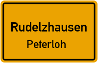 Straßenverzeichnis Rudelzhausen Peterloh