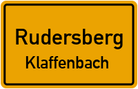 Althütter Straße in RudersbergKlaffenbach