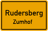 Burgstraße in RudersbergZumhof