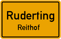 Straßenverzeichnis Ruderting Reithof