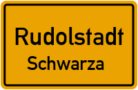 Rosa-Luxemburg-Straße in RudolstadtSchwarza