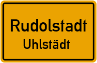 Bahnhofstraße in RudolstadtUhlstädt