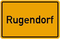Ortsschild von Gemeinde Rugendorf in Bayern