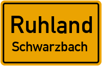 Hauptstraße in RuhlandSchwarzbach
