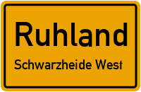 Bernsdorfer Straße in RuhlandSchwarzheide West