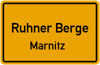 Grabower Straße in Ruhner BergeMarnitz