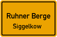 Lindenstraße in Ruhner BergeSiggelkow