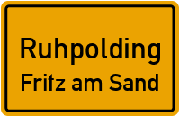 Straßenverzeichnis Ruhpolding Fritz am Sand