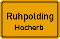 Straßenverzeichnis Ruhpolding Hocherb