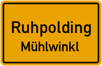 Parkweg in RuhpoldingMühlwinkl