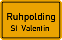Straßenverzeichnis Ruhpolding St. Valentin