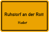Haderer Straße in Ruhstorf an der RottHader