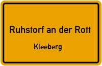 Straßen in Ruhstorf an der Rott Kleeberg