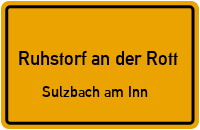 Bahnhofstraße in Ruhstorf an der RottSulzbach am Inn