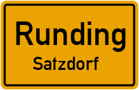 Straßenverzeichnis Runding Satzdorf