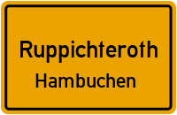 Hambuchener Straße in RuppichterothHambuchen