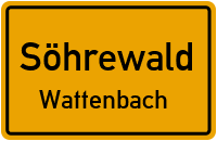 Waldstraße in SöhrewaldWattenbach