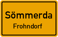 Dorfplatz in SömmerdaFrohndorf