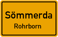 Dorfstraße in SömmerdaRohrborn