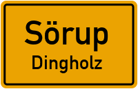 Kirchenweg in SörupDingholz