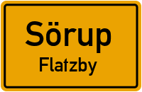 Straßenverzeichnis Sörup Flatzby