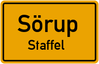 Staffelner Straße in SörupStaffel