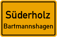 Straßen in Süderholz Bartmannshagen