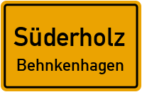 Straßen in Süderholz Behnkenhagen