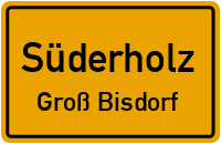 Greifswalder Chaussee in SüderholzGroß Bisdorf