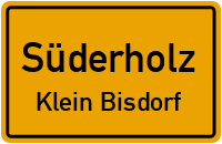 Straßenverzeichnis Süderholz Klein Bisdorf