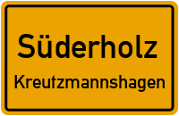 Hauptstraße in SüderholzKreutzmannshagen